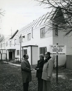 USA Maryland Greenbelt Solar Energy Research Home Old Photo NASA 1975 - Picture 1 of 3