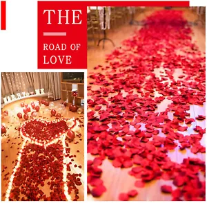 1000PCs Silk Flower Petals Proposal Decorations Romantic Wedding Party Decorate - Picture 1 of 4