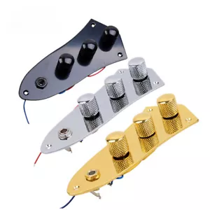 Jazz Bass JB Schalter Steuerplatte Montage Regler Potis geladen mit 3 Schrauben - Bild 1 von 7