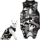 Cat Recovery Anzug, Tarnung Recovery Suit Katze, Chirurgischer Erholungsanzug, K
