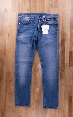 (SIN IMPUESTO ADUANERO) VALENTINO Garavani Jeans Slim Fit Azul Talla 31 Auténticos Nuevos con Etiquetas Foto 1 de 4