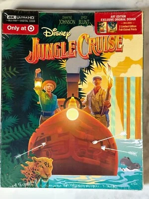 Jungle Cruise (4K UHD + Blu-ray + Digital)Disney New Sealed Target Art Edition - Image 1 of 2