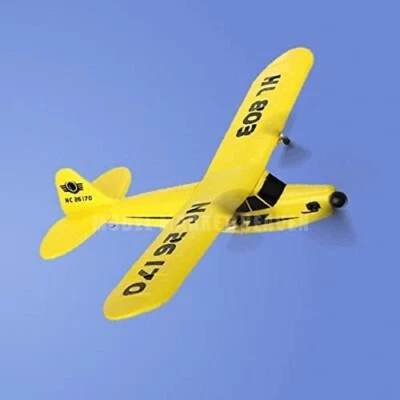 RC FUNKGESTEUERTES FLUGZEUG J3 PIPER CUB FLUGZEUG RTF HART EPP SCHAUMSEGELFLUGZEUG - Bild 1 von 4