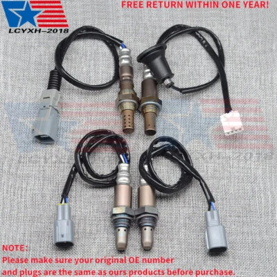 Juego de 4 sensores de oxígeno O2 arriba+abajo para Toyota Sienna 2007 2008 2009 2010 3,5 L V6 Foto 1 de 4