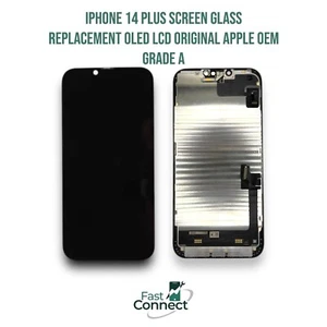 iPhone 14 Plus Screen Glass Replacement OLED LCD Original Apple OEM Grade A - Imagen 1 de 1