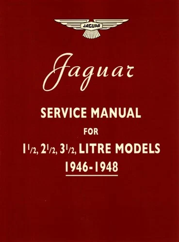 TALLER DE REPARACIÓN DE SERVICIO MANUAL JAGUAR 1946 1947 1948 TALLER MK V IV MARK Foto 1 de 1