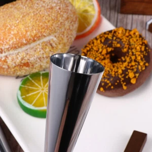 9 Pcs Baking Mold Handmade Pastry Bun Making Mould Croissant Cone Miss - Picture 1 of 11