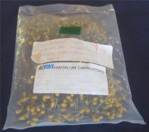 AVX 2.2uf 35v 10% TAP225K035SCS Dip Tantalum Capacitors ( Qty of 50 ) ** NEW ** - Picture 1 of 1