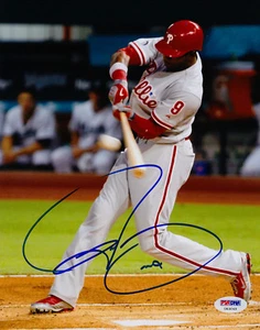 Foto firmada por DOMONIC BROWN 8x10 autenticada por PSA/DNA - ¡Bonito automático! - Imagen 1 de 2