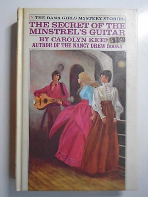Dana Girls #5, The Secret of the Minstrel's Guitar, White Picture Cover, 1972 - Image 1 of 4