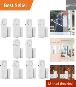 Wegfahrsicherung Alarm Tür Fenster Sensoren Set kabellos 10 Stück Sicherheit - Bild 1 von 10