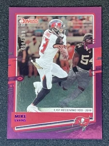 2020 Donruss Press Proof /500 Season Stat Line Mike Evans Tampa Bay Buccaneers - Picture 1 of 3