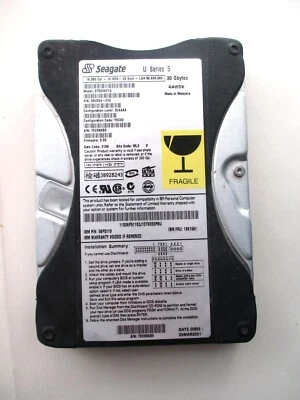 FESTPLATTE SEAGATE U-Series 5 ST3306210A 30GB - Bild 1 von 2
