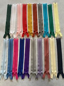 NYLON OPEN ENDED ZIPS , Various Colours & Lengths , NO. 5 , PREMINUM QUALITY