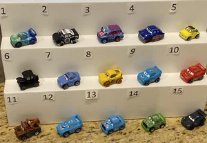 LOT OF ANY 3 CARS YOU PICK Disney Pixar Mini Racers Die Cast Micro CARLA VELOSO - Picture 1 of 3