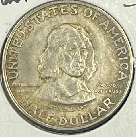 1934 MARYLAND SILVER COMMEMORATIVE HALF DOLLAR BU Cover