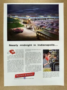 1955 Western Electric Bell Telephone Indianapolis Plant vintage print Ad - Picture 1 of 1
