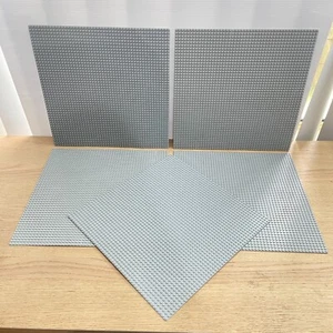 Lego bulk lot 48 x 48 light bluish grey baseplates - x5pcs - 4186 - Picture 1 of 4