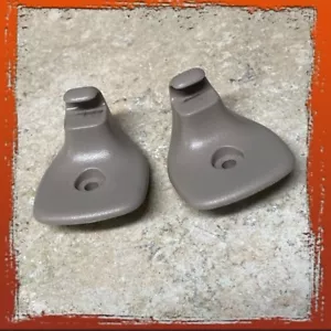 (2) TALL Sun Visor Clips NEUTRAL Dodge Stratus 2005 2006 05 06 Z52 - Picture 1 of 6
