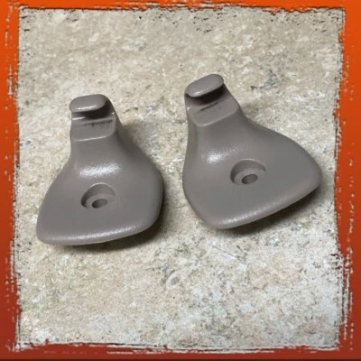 (2) TALL Sun Visor Clips NEUTRAL Dodge Stratus 2005 2006 05 06 Z52 - Image 1 of 4