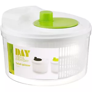3L Salad Spinner Large Vegetables Washer Dryer Drainer Strainer for Home Kitchen - Picture 1 of 13