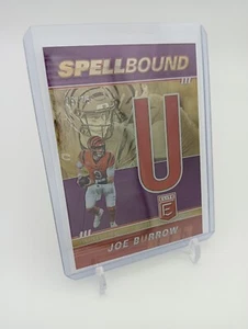 2022 Donruss Elite Joe BURROW Purple Spellbound "U" /75 #SB-JB2 - Bild 1 von 2