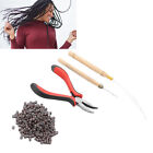 Kit d'extension de cheveux pince crochet de traction aiguille extension perles ensemble d'outils HBH