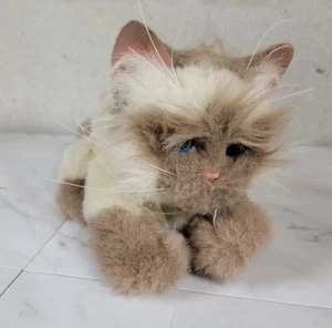 Gatito siamés Hasbro interactivo ronroneo gato Furreal Friends 2006 probado funciona - Imagen 1 de 8