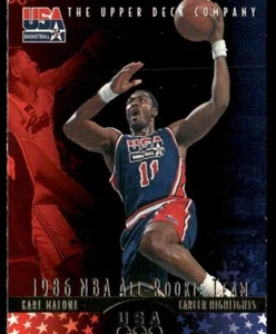 Karl Malone 1996 cubierta superior EE. UU. #9 EE. UU. - Imagen 1 de 2