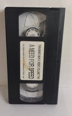 Thrasher A Need for Speed Skateboard VHS Skate Video No Sleeve  - Image 1 of 2