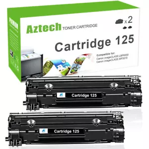 2x High Yield 125 Toner Cartridge for Canon ImageClass LBP6000 LBP6030w MF3010 - Picture 1 of 4