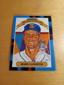1988 tarjeta de béisbol Donnruss #20 Mark Langston (Diamond Kings) de los Marineros, sp. (EN MUY BUEN ESTADO) - Imagen 1 de 2