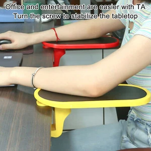 Computer Elbow Arm Rest Hand Support Chair Desk Armrest Office Wrist Mouse Pad - Picture 1 of 14