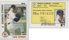 1990 Best New Britain Red Sox Don Florence #10