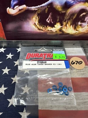 DURATRAX DTXQ0660 Aluminium Taper Washer: M3x10pc. - Image 1 of 3