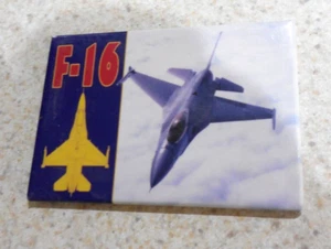 Vintage F-16 Plane Jet Ata Boy Refrigerator Magnet - Picture 1 of 3