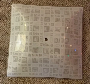 MID CENTURY MODERN DECKENLEUCHTE SCHIRM MITTIGE MONTAGE QUADRATISCH 13-14" UNBENUTZT - Bild 1 von 4