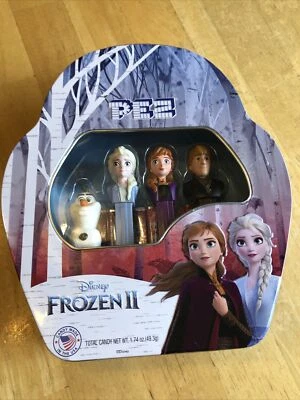 Pez Candy Disney Frozen II Juego de Regalo de 4 Piezas Dispensadores Elsa Anna Kristof y Olaf Foto 1 de 4