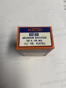 NOS Mallory 6S100 Selenium Rectifier  - Picture 1 of 2