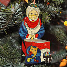 MRS. SANTA CLAUS AND HER CAT Christmas Tree Ornament Miniature Chair