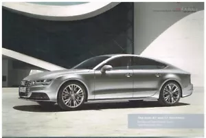 AUDI A7 & S7 SPORTBACK ORIGINAL 2016 FACTORY UK SALES BROCHURE - Picture 1 of 1