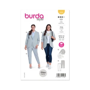 Burda SEWING PATTERN 5935 Plus Size Trouser Suit, Sizes 18-28 - Picture 1 of 10