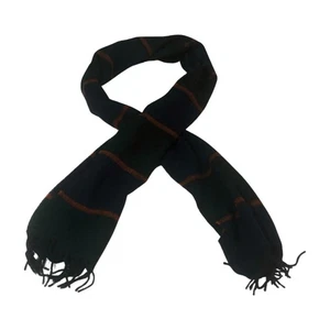 Abraham Moon J. Crew 100% Pure Merino Wool Plaid Scarf Soft British Isles - Picture 1 of 5