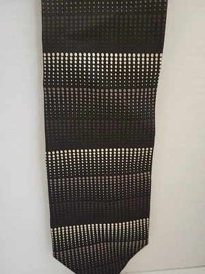 Alexander Julian marrón con puntos 100 % seda 59 pulgadas Foto 1 de 4