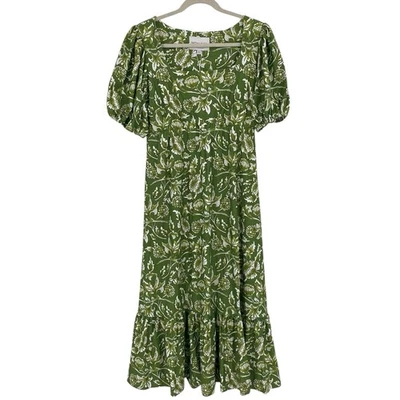 Vestido Smith & Quinn Talla XL Verde Tuileries Bloom Tart Lucy Midi Nuevo con Etiquetas Foto 1 de 4