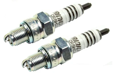 Zündkerze Set 2 Stück NGK Iridium CR6HIX für AJS Beta Honda Kawasaki Malaguti  - Bild 1 von 3
