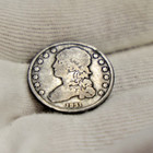 1831 US CAPPED BUST QUARTER 25C  VG   CLEANED 