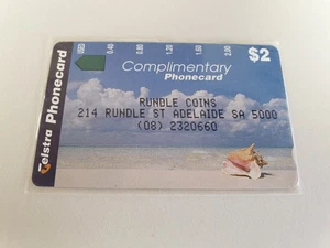 Australia Telstra Phonecard $2 Complimentary Phonecard Rundle Coins Unused - Bild 1 von 2