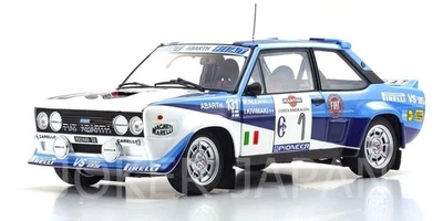 KYOSHO ORIGINALE 1/18 FIAT 131 ABARTH RALLY 1981 COSTA SMERALDA # 1 KS08376D JDM - Immagine 1 di 4