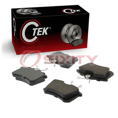 Juego de pastillas de freno de disco traseras centradas para Volkswagen Golf Alltrack ip 2017-2019 Foto 1 de 4